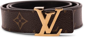 Louis Vuitton x Supreme Initiales Belt 40 mm Monogram Brown Gold