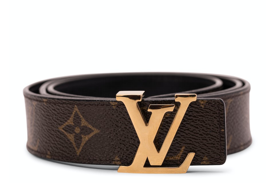 Louis Vuitton Belt Initiales Reversible Monogram 1W Noir Black