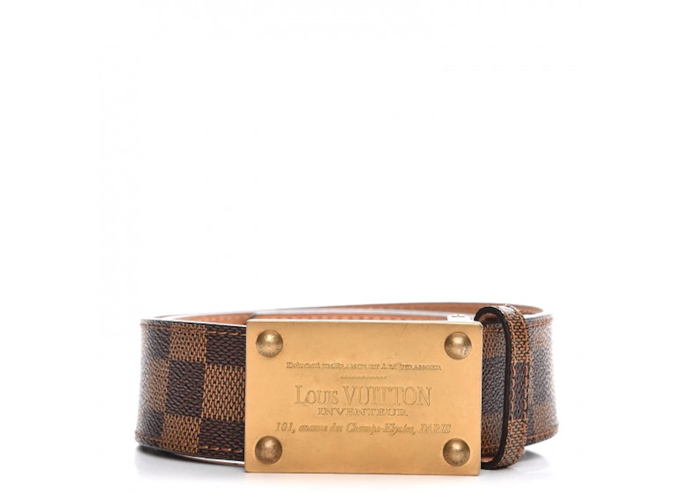 Louis Vuitton 2017 Neo Inventeur Reversible Belt - Brown Belts