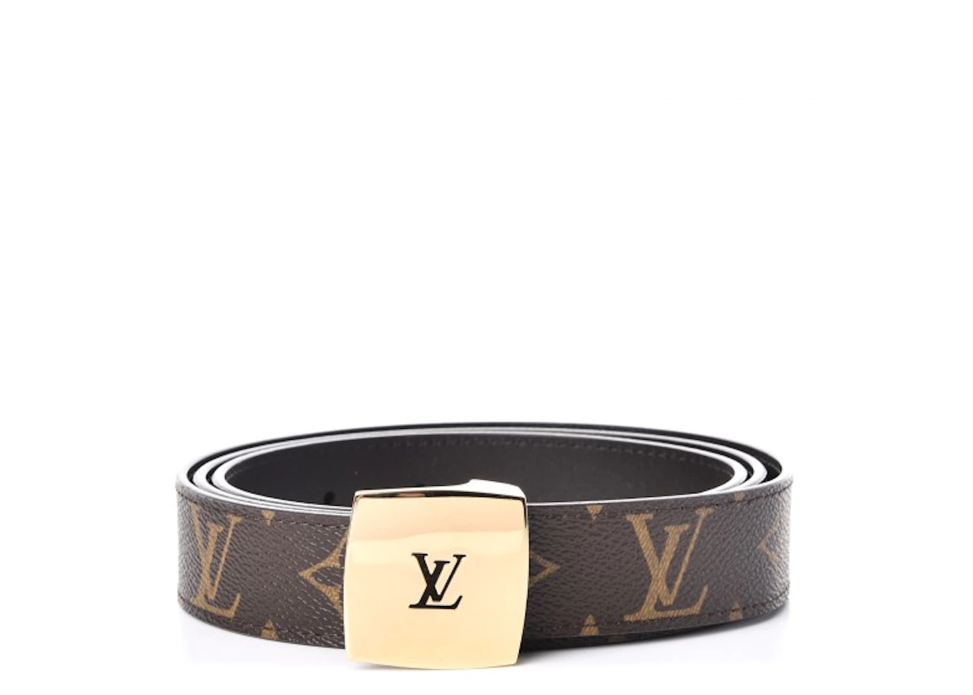 Louis Vuitton Belt Cut Reversible Monogram Brown in Toile Canvas