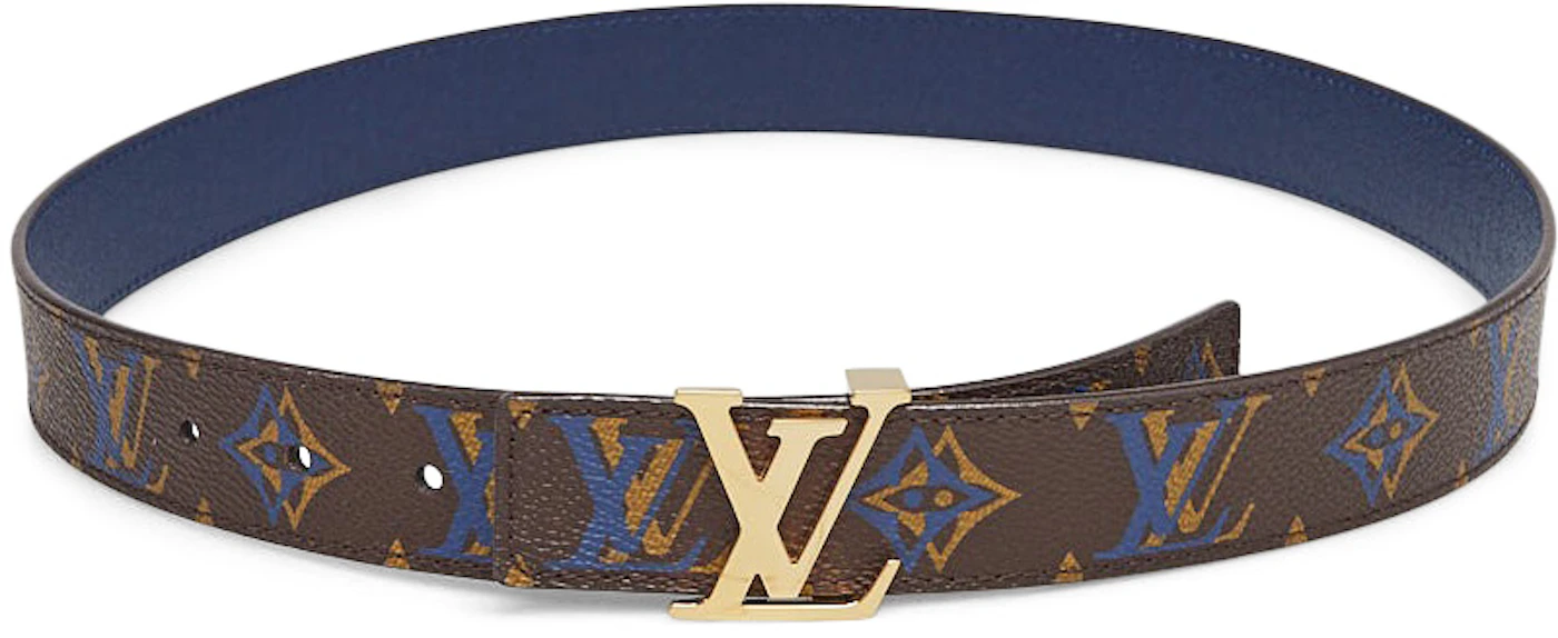 Louis Vuitton LV Initiales Mirror Reversible Monogram Belt