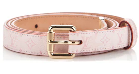 Louis Vuitton Belt Monogram Pink