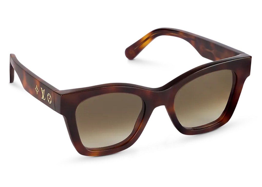 Pre-owned Louis Vuitton Blanca Sunglasses Brown