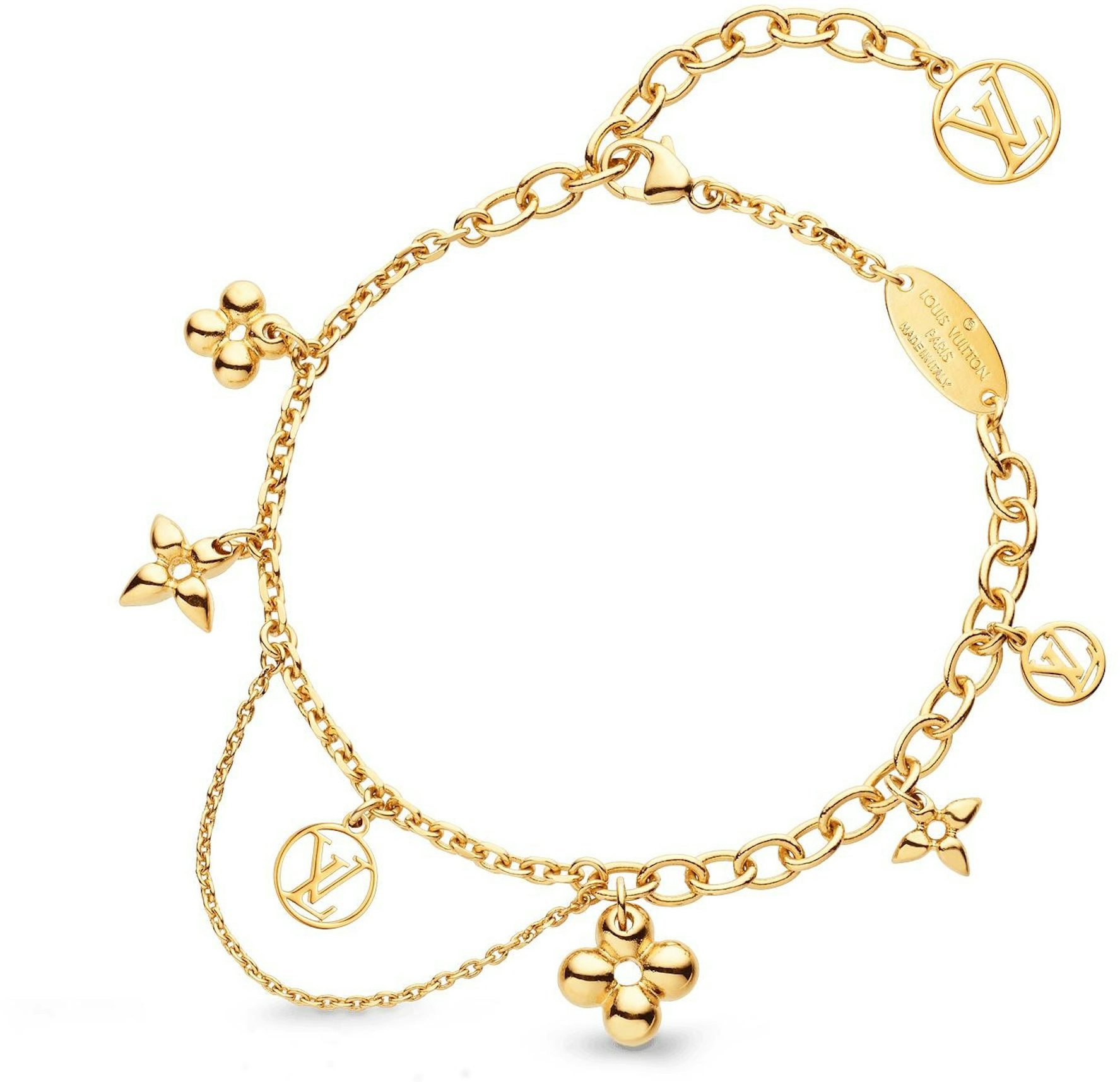 Louis Vuitton Essential V Supple Bracelet - Brass Station
