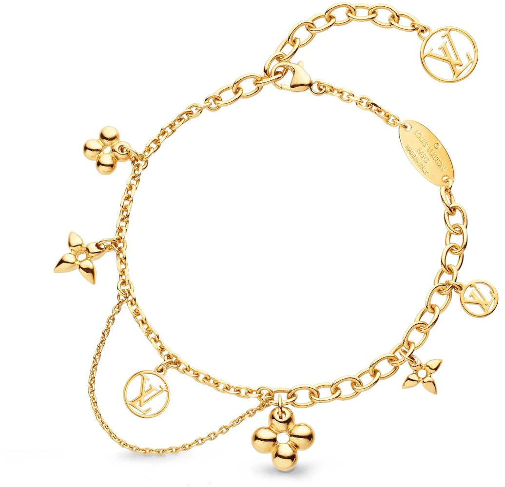 Louis Vuitton Essential V Supple Bracelet - Silver, Brass Charm
