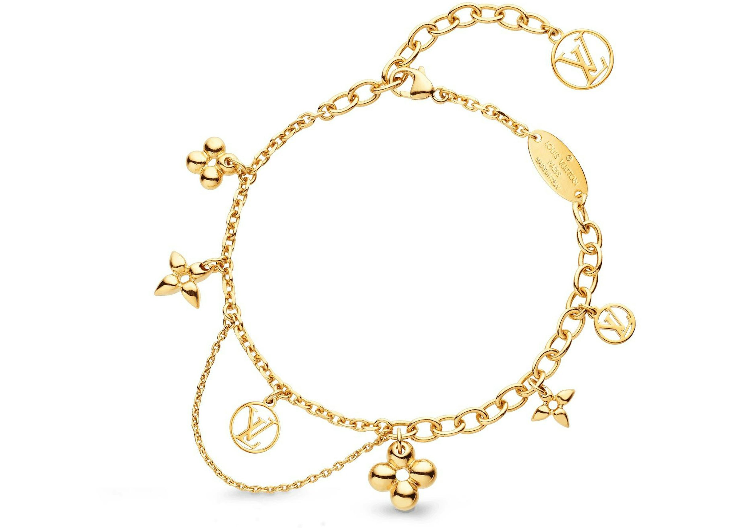 Louis Vuitton Blooming Supple Bracelet Brass in Brass with Brass - US