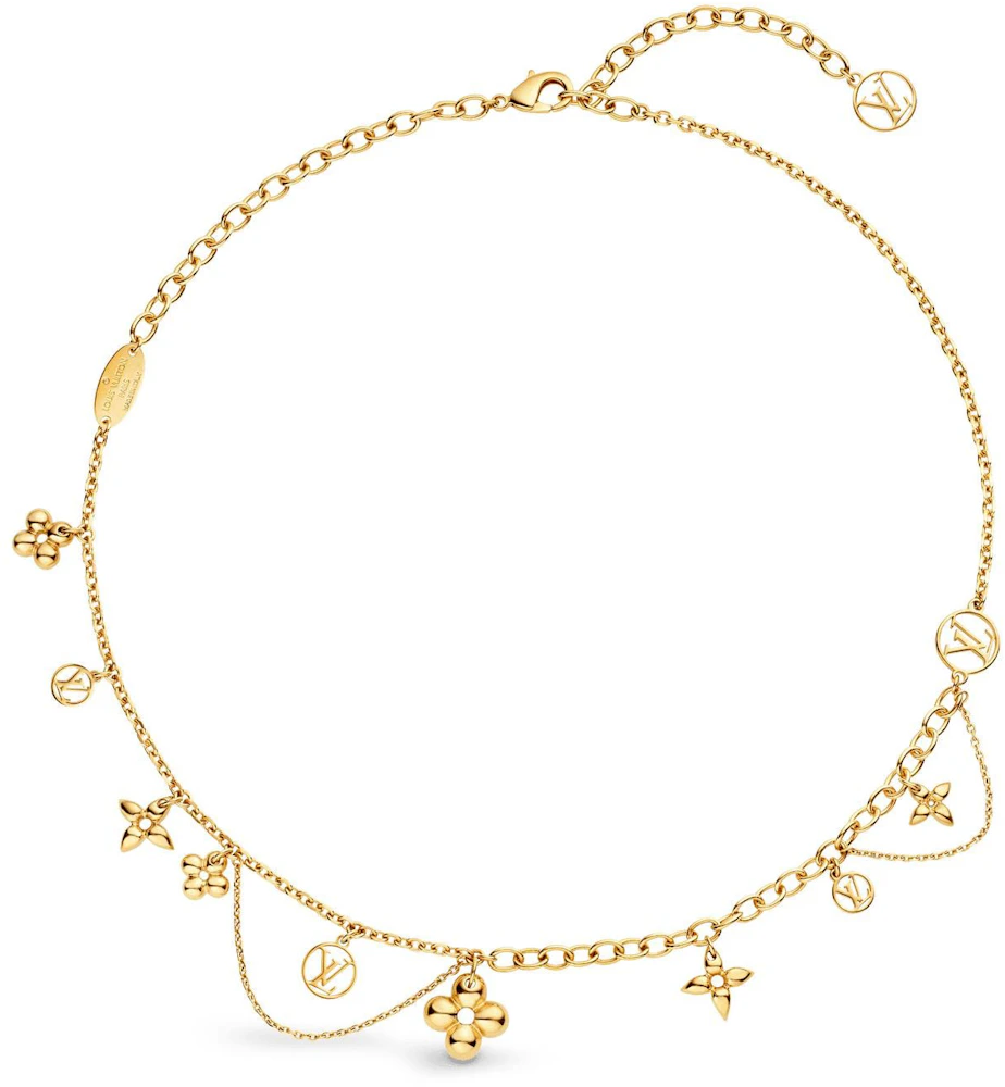 Louis Vuitton Necklace Gold 