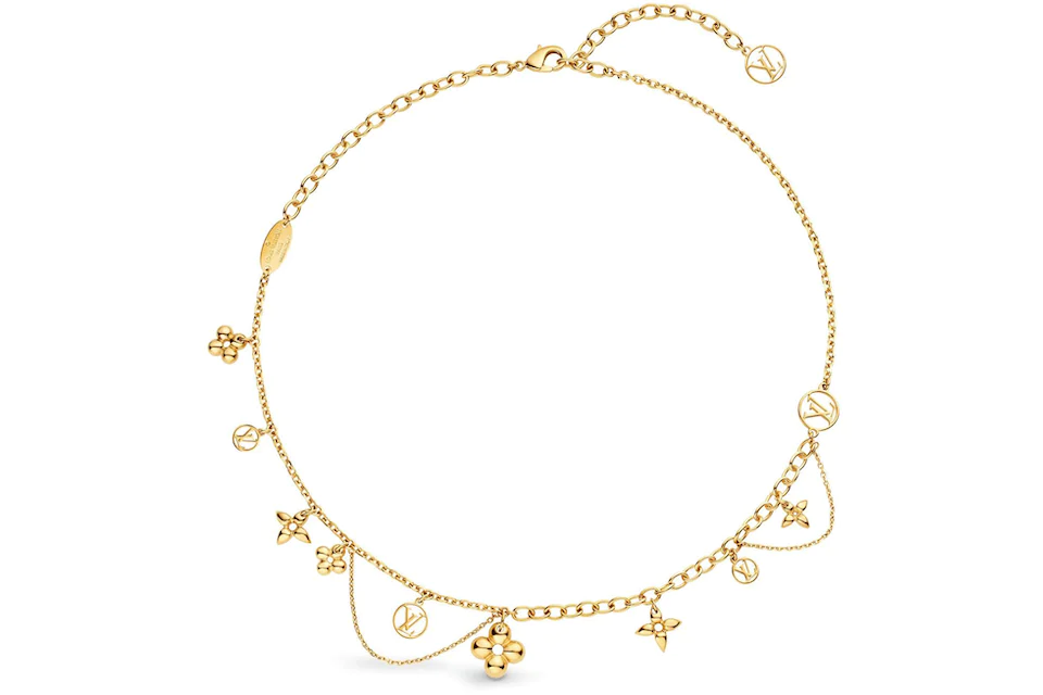 Louis Vuitton Blooming Supple Necklace Brass