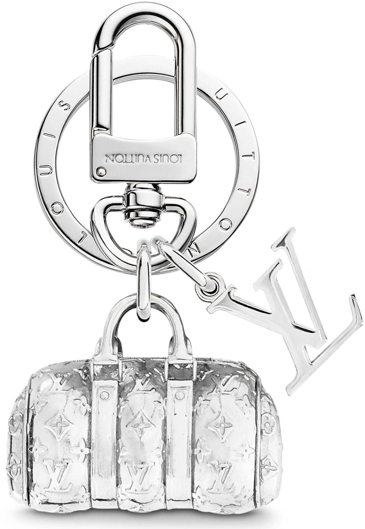 Louis Vuitton Blown Up Figurine Key Holder And Bag Charm Silver in Metal  with Silver-tone - US