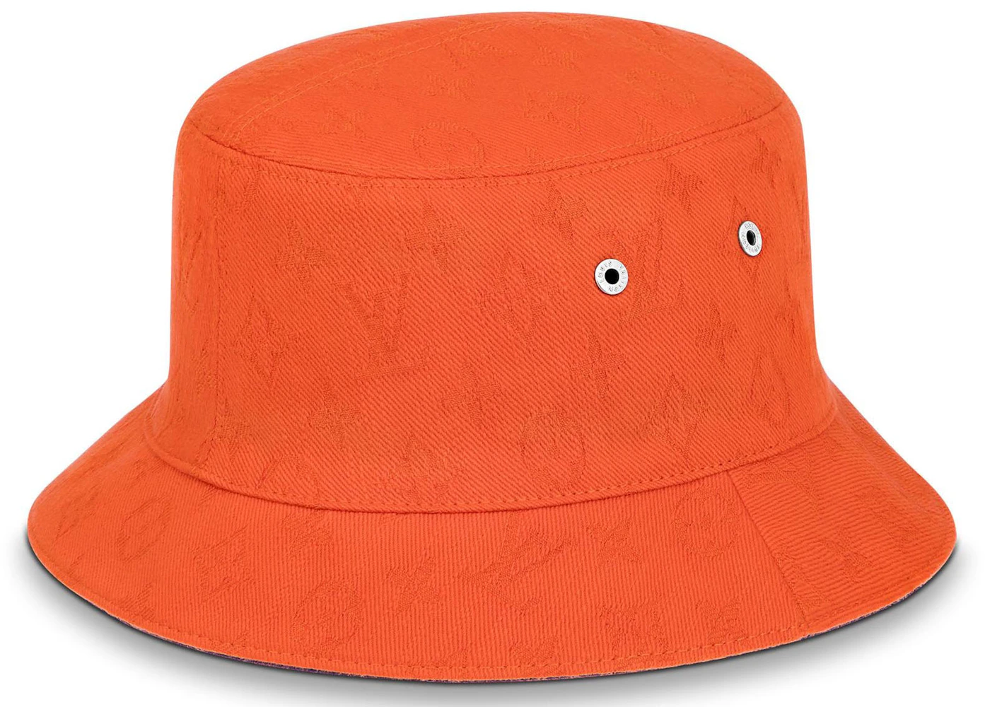 LOUIS VUITTON Monogram Denim Transformable Bob Bucket Hat 58 Blue Orange  1293551