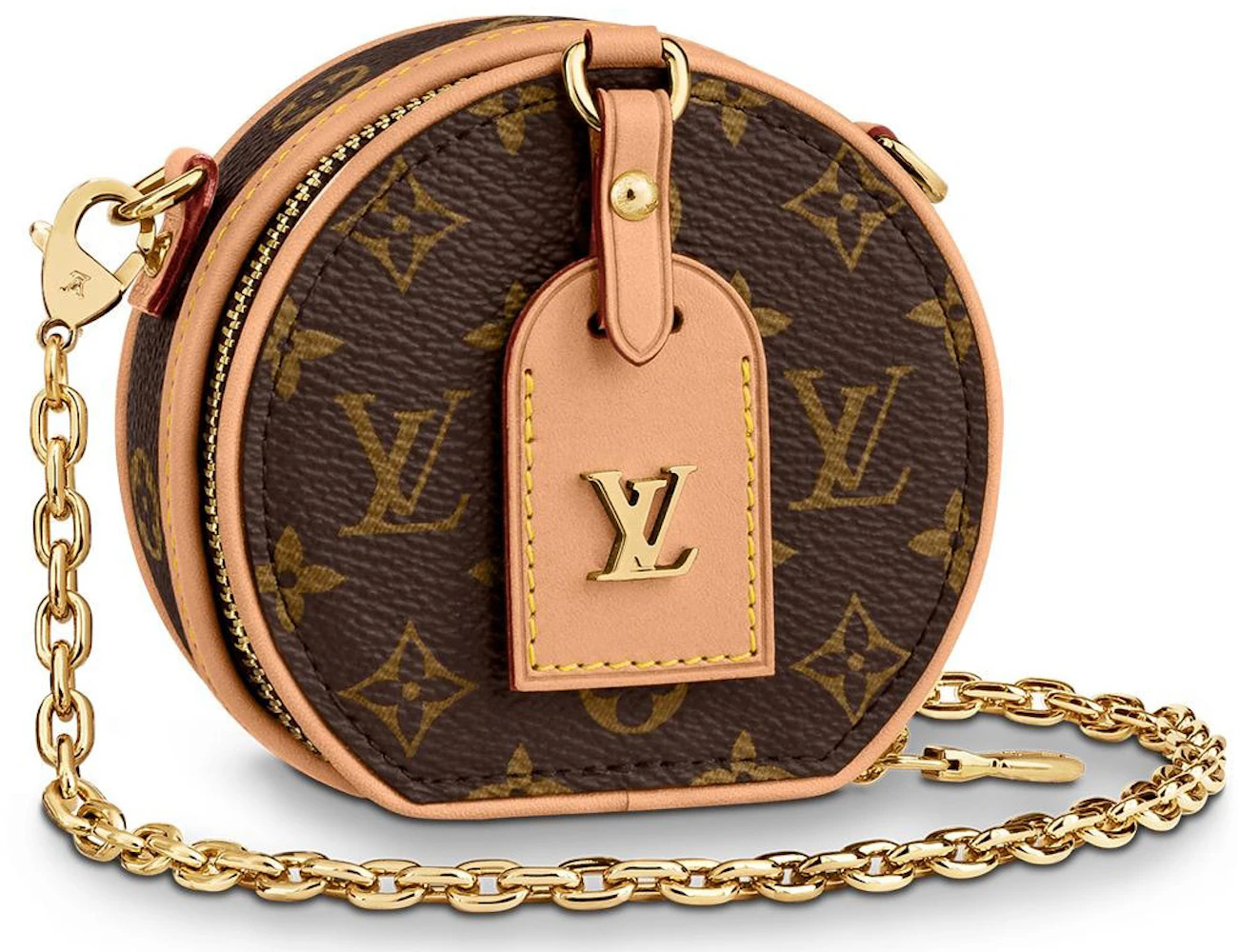 Louis Vuitton Black Leather Petite Boite Chapeau Vintage Stickers Bag