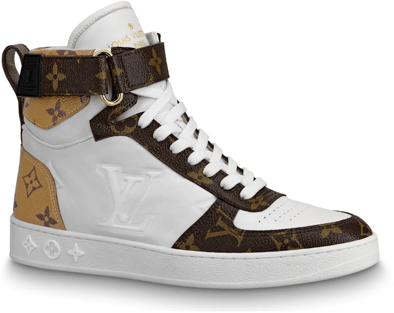 Louis Vuitton Women's Boombox Sneaker Boots Monogram Embossed Leather with  Suede - ShopStyle