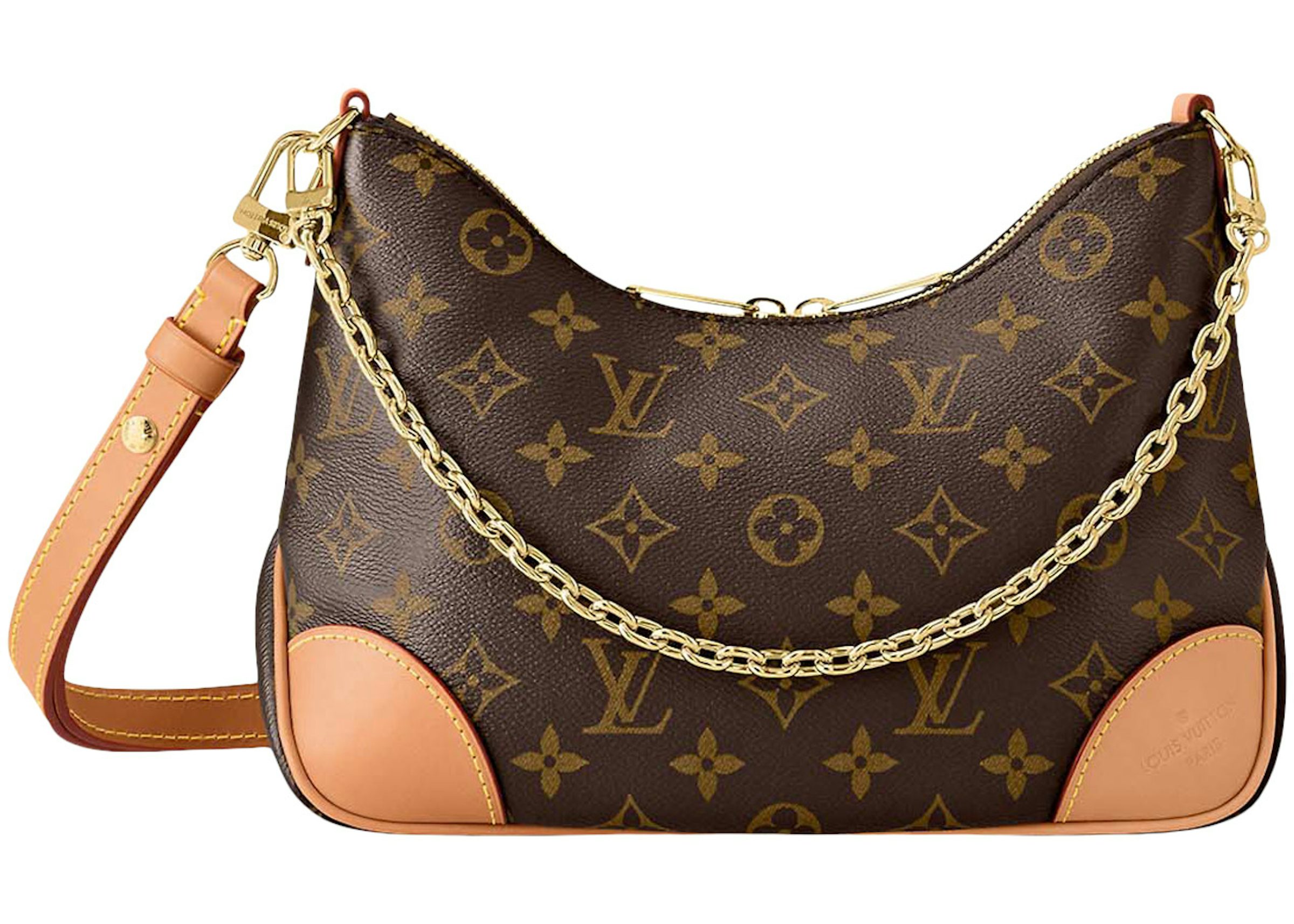 Louis Vuitton Boulogne Natural Beige in Coated Canvas with Gold