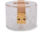 Louis Vuitton Box Scott Monogram Clear/Beige in Plexiglass/VVN Leather ...