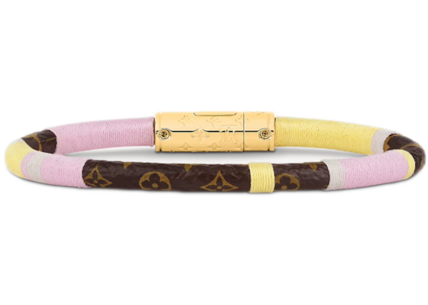 Louis Vuitton Bracelet Bresilien Gradiant Pink in Canvas with Gold-tone - US