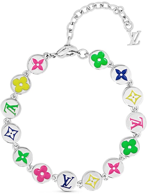 Louis Vuitton Bracelet Monogram Colours Multicoloured in Enamel with  Silver-tone - US