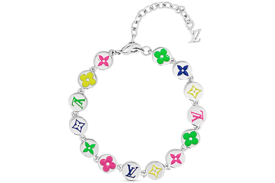 Louis Vuitton Bracelet Monogram Colours Multicoloured in Enamel with ...