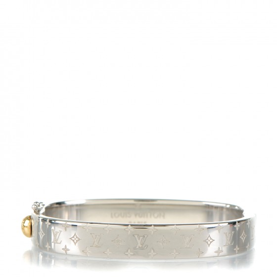 Louis Vuitton Silver Nanogram Cuff Bracelet | Natural Resource Department