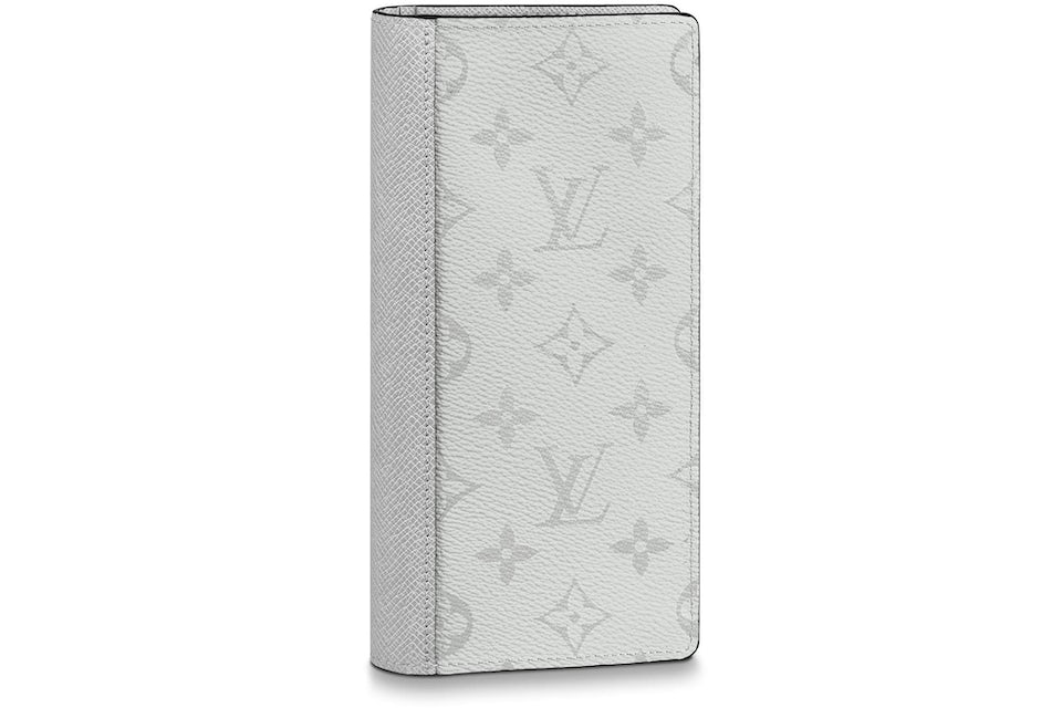 Louis Vuitton Monogram Shadow Grey Leather Logo Pocket Organizer Card  Wallet