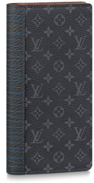 Louis Vuitton Black, Pattern Print Monogram Eclipse Coated Canvas Wallet