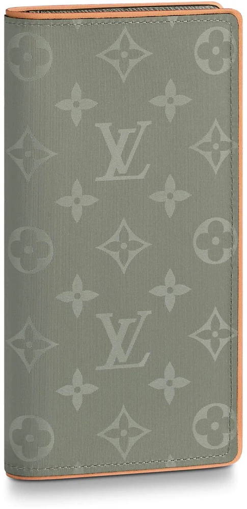 Louis Vuitton Brazza Wallet Monogram Grey in Titanium Canvas - US