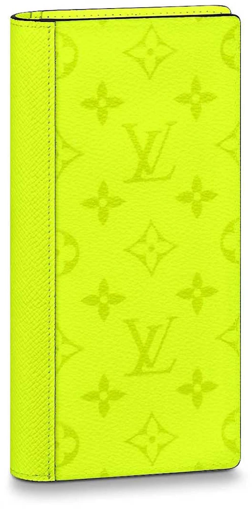 Louis Vuitton LV Wallet, yellow and purple color, New