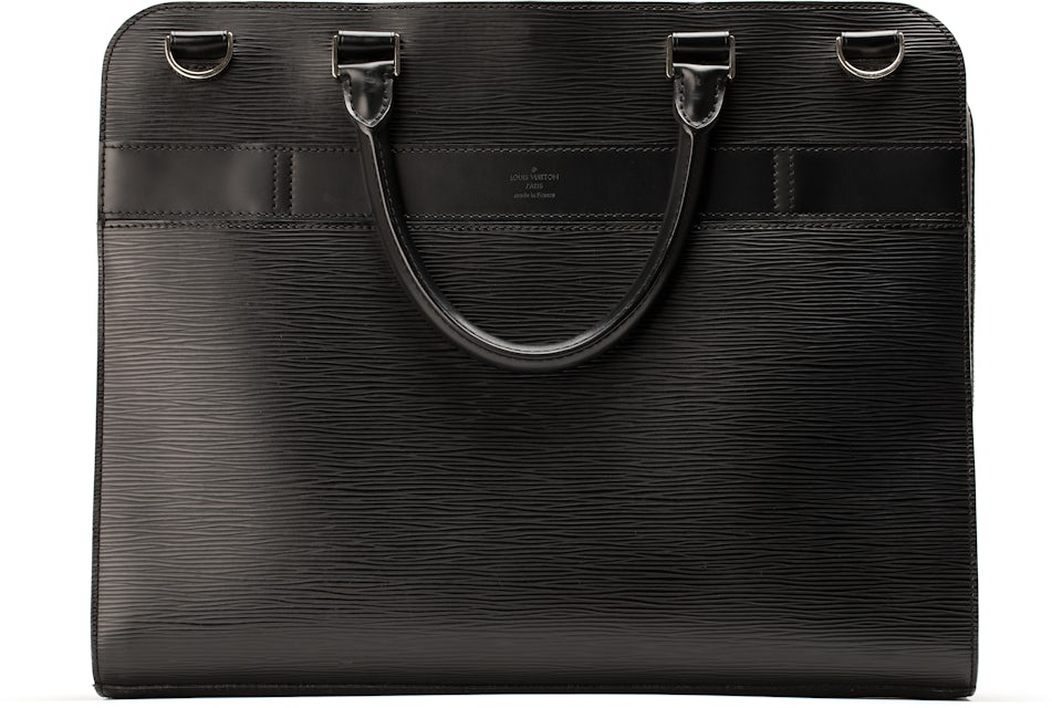 Louis Vuitton Briefcase Bassano Epi MM Black (Without Strap) in Leather  with Silver-tone - CN