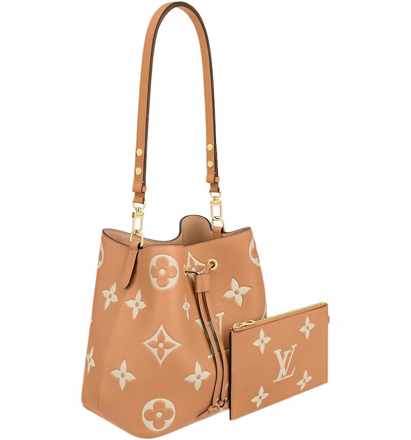 Louis Vuitton Noe Noe Bucket Bag MM Bicolour Monogram Empreinte