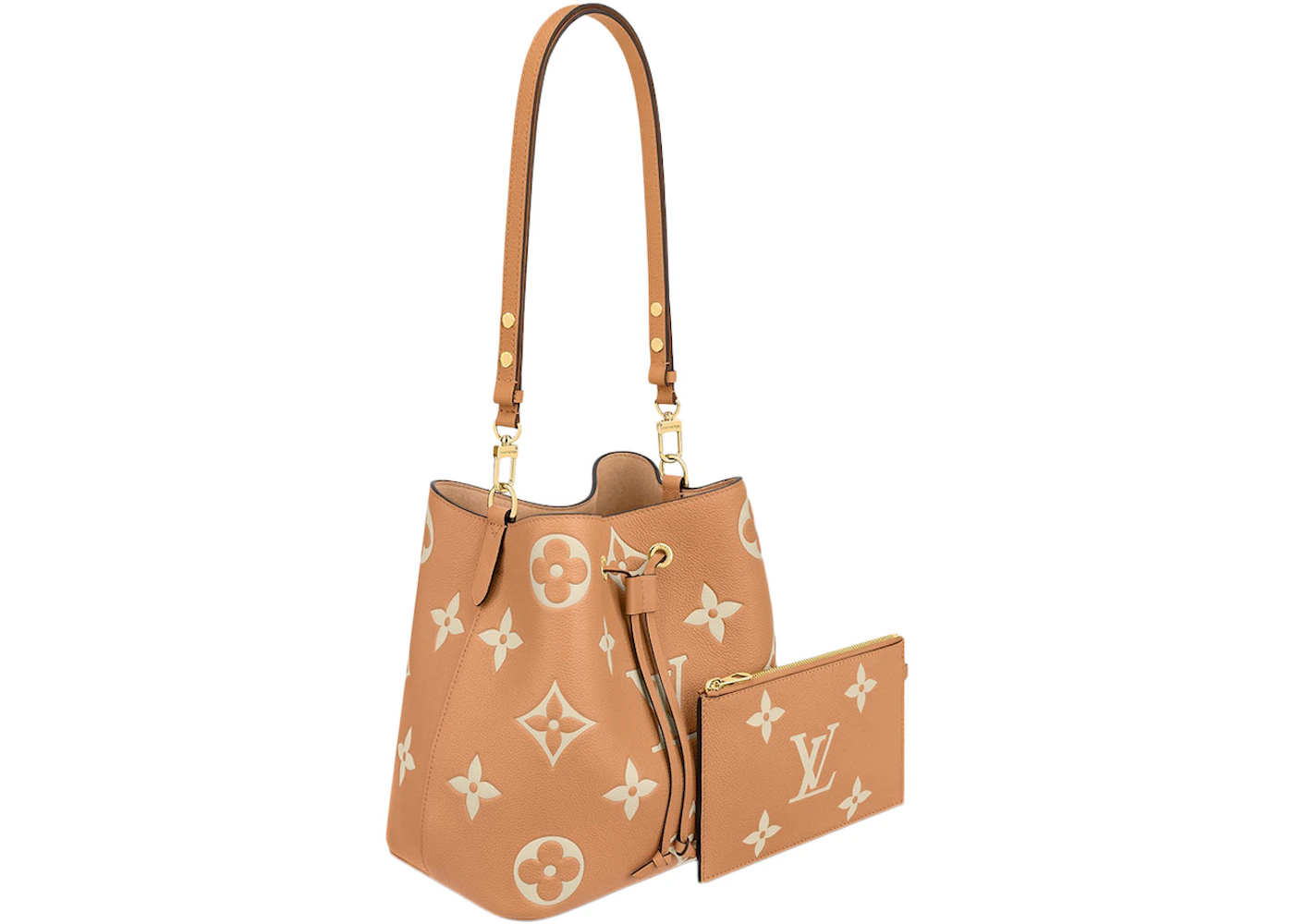 Louis Vuitton Noe Noe Bucket Bag MM Bicolour Monogram Empreinte