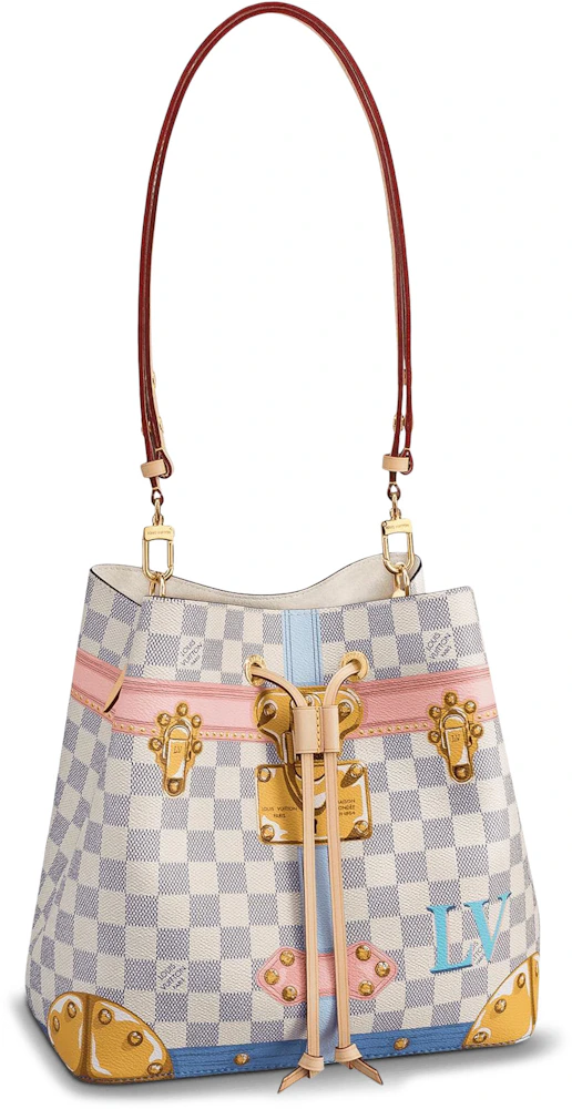 Louis Vuitton NeoNoe Damier Azur Summer Trunk Collection in Coated Canvas  with Gold-tone - US