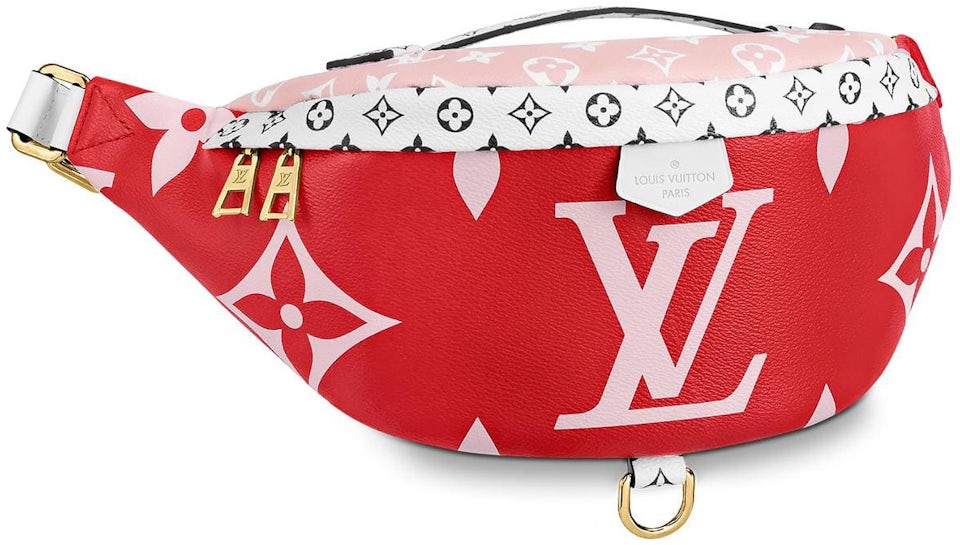 Louis Vuitton Bumbag Monogram Giant Red/Pink in Coated Canvas with  Gold-tone - GB
