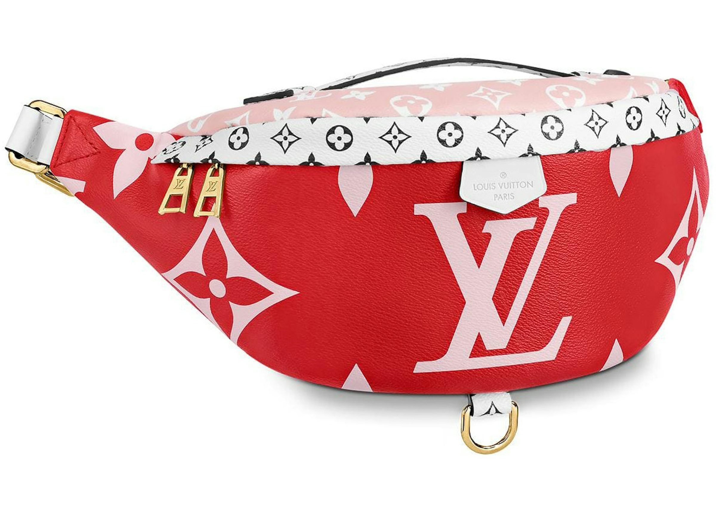 Louis Vuitton Bumbag Monogram Giant Red/Pink in Coated Canvas with
