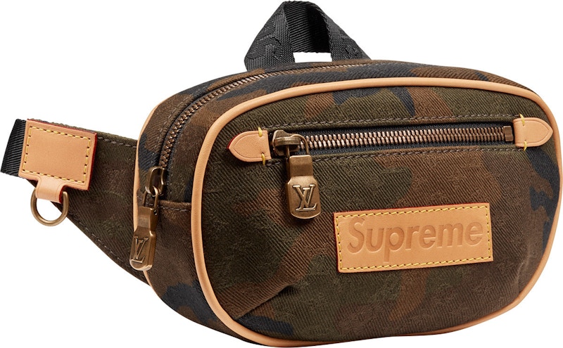 lv supreme belt bag