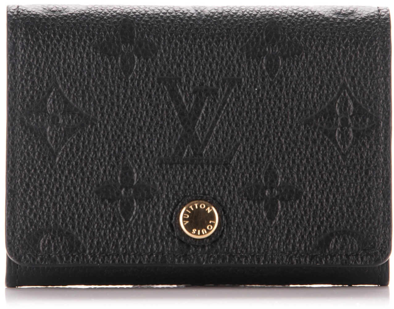 Louis Vuitton Business Card Holder Monogram Empreinte Noir Black in Leather  with Brass - US