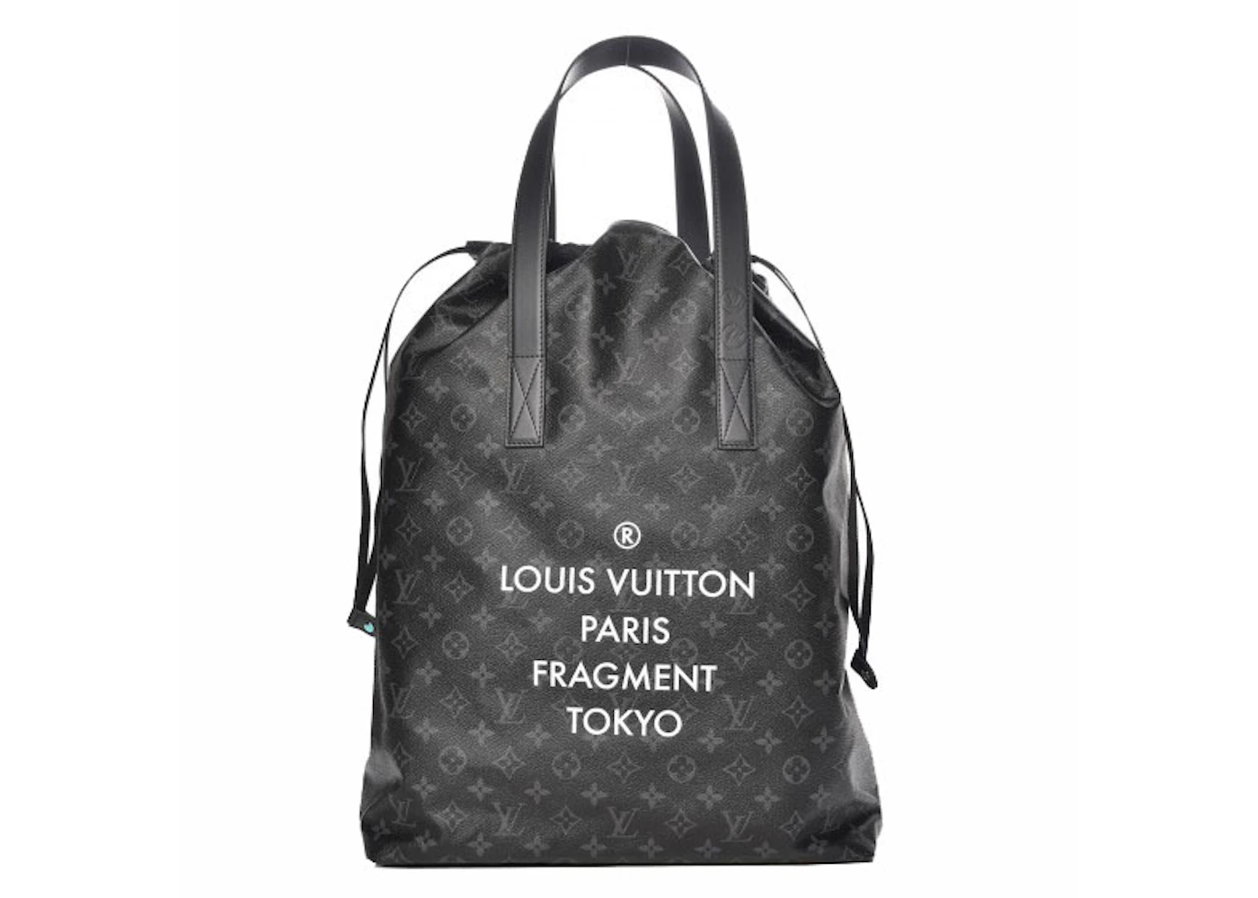 Louis Vuitton Black, Pattern Print x Fragment Monogram Eclipse Tote