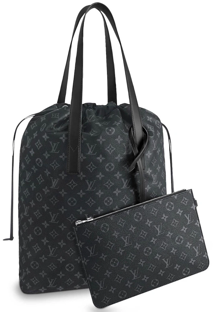 Louis Vuitton Cabas Light Monogram Eclipse Black in Coated Canvas/Leather  with Silver-tone - US