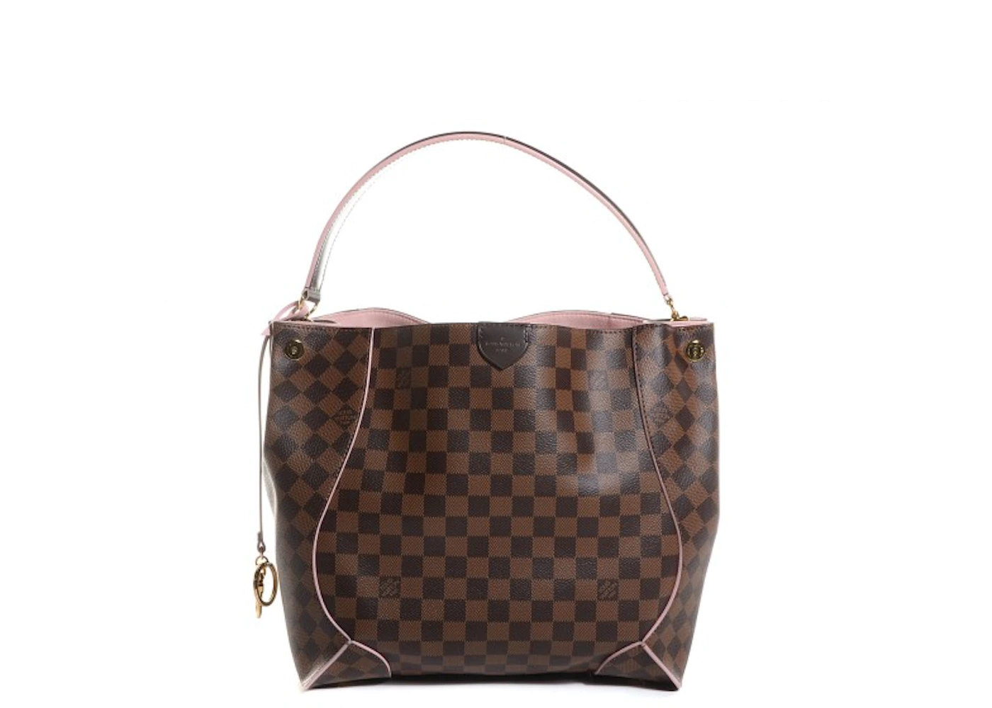 Louis Vuitton Caissa Hobo Damier Ebene Rose Ballerine in Coated Canvas/Leather  with Gold-tone - US