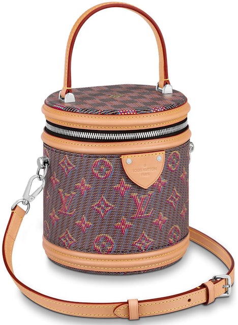 Louis Vuitton Cannes Damier Monogram LV Pop Pink in Calf Leather