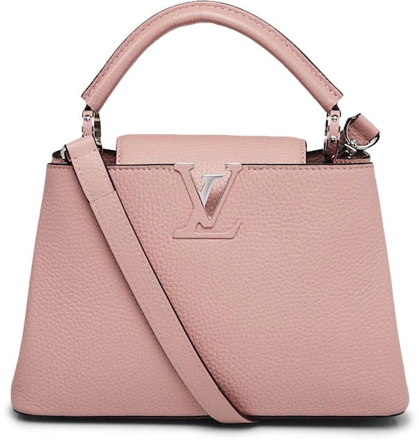 LOUIS VUITTON Capucines BB Taurillon Leather Shoulder Bag Baby Pink