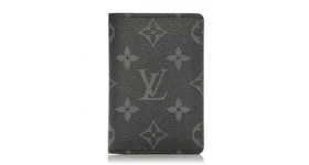 Louis Vuitton Pocket Organizer Monogram Eclipse Black/Grey