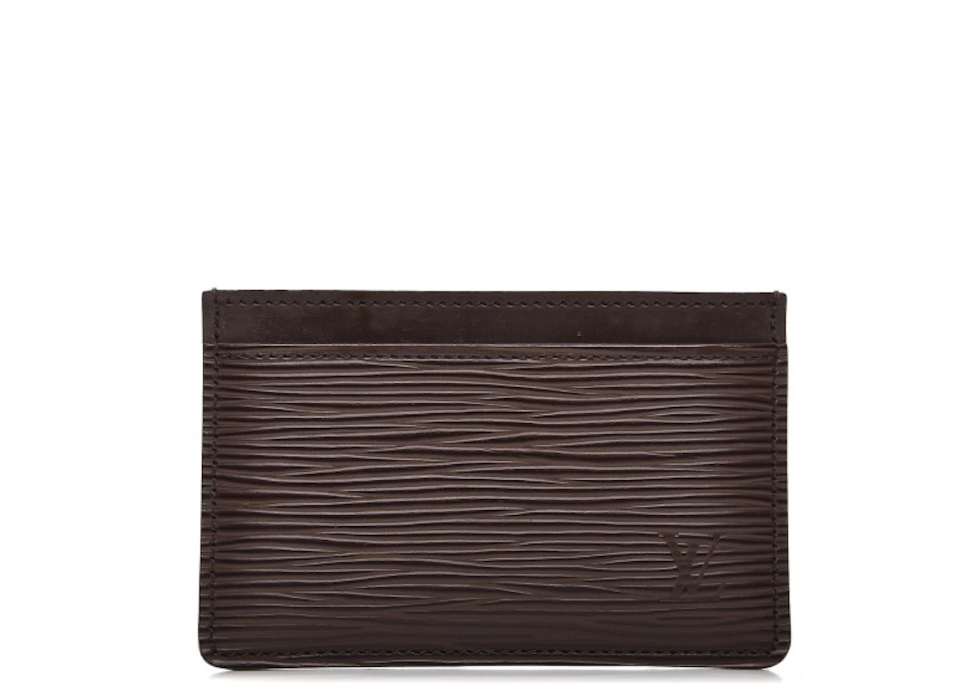 Louis Vuitton Card Holder Epi Moka in Leather - US
