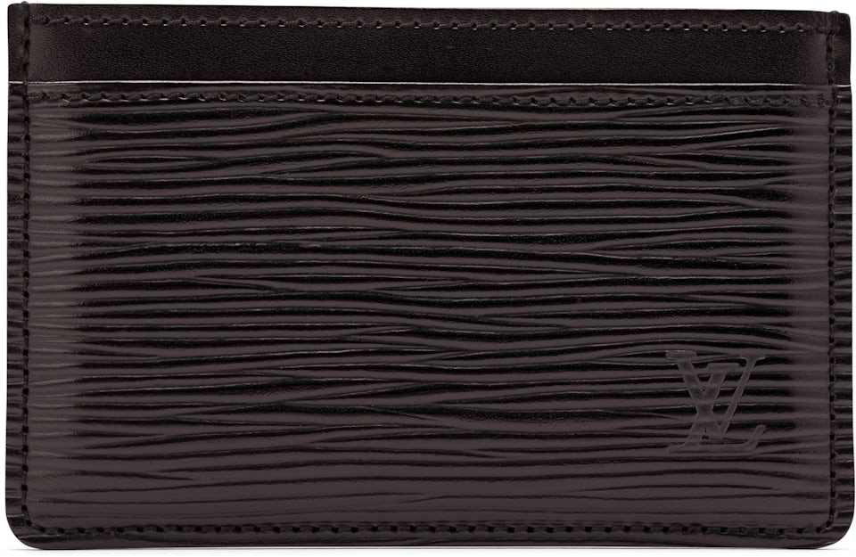 Louis Vuitton - Epi Leather Card Holder Black