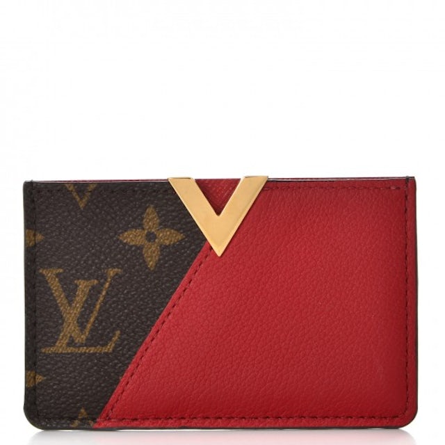Louis Vuitton Card Holder Kimono Monogram Cerise Cherry in