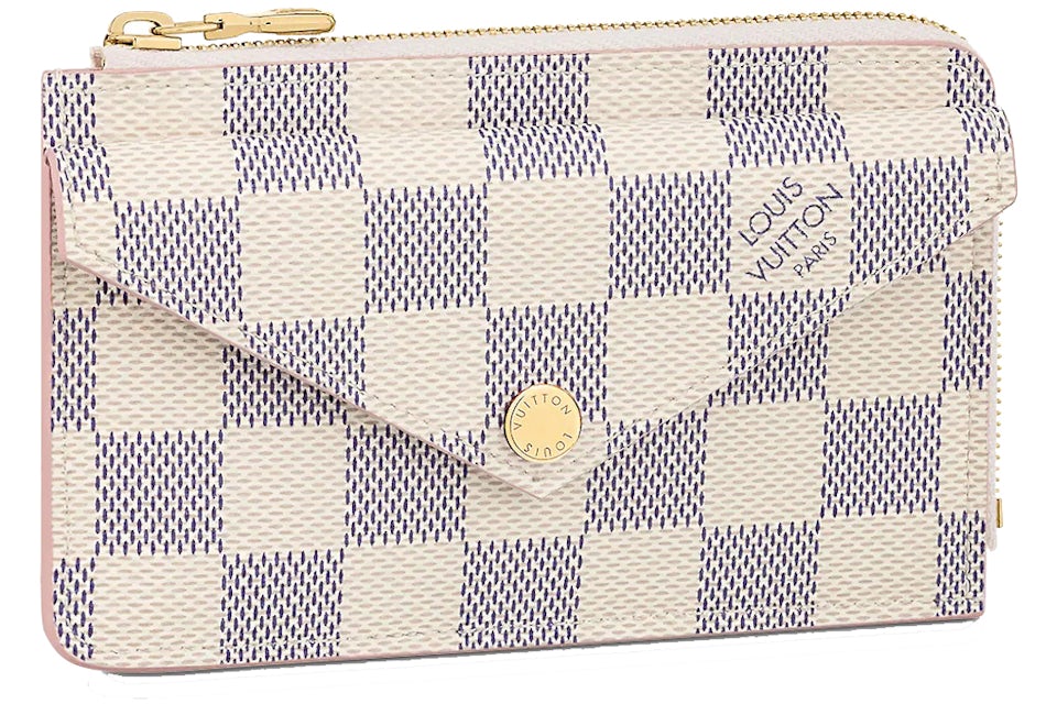 Louis Vuitton Card Holder Recto Reverso Damier Azur Multicolor in Coated  Canvas/Leather with Gold-tone - US