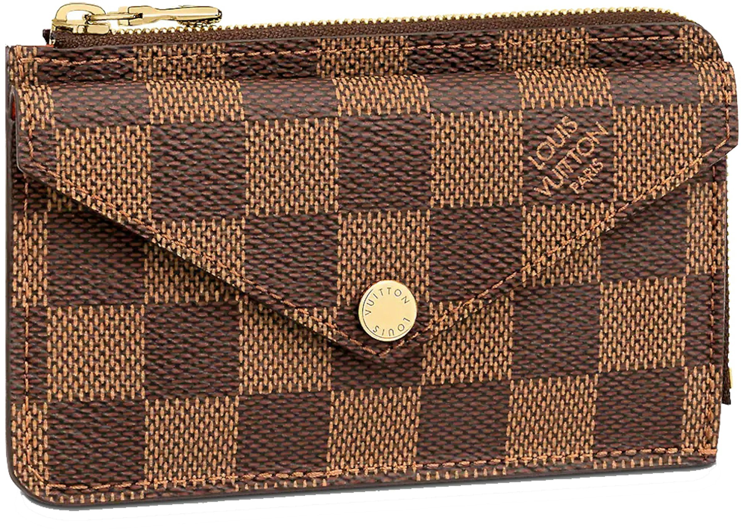 Louis Vuitton Box Bag Damier Ebene Stories Brown/Red in Coated
