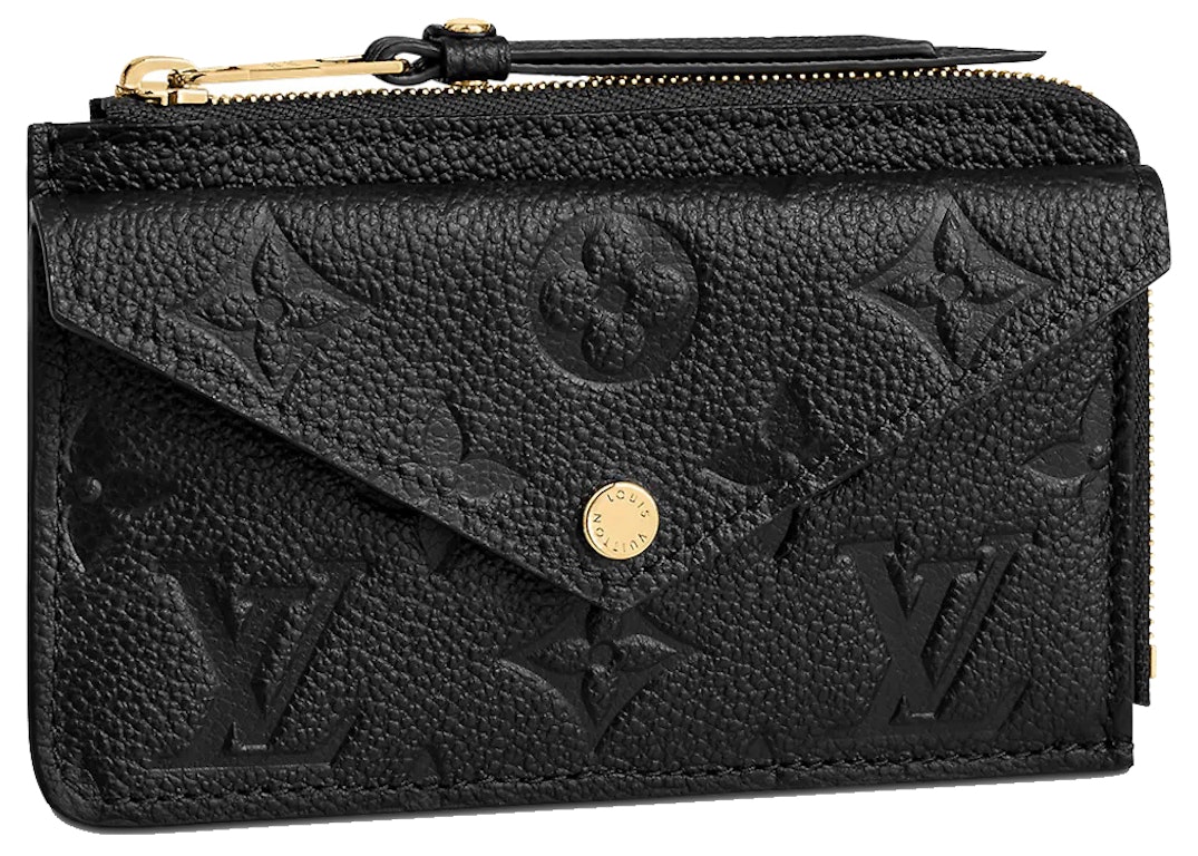 Pre-owned Louis Vuitton Card Holder Recto Reverso Monogram Empriente Black
