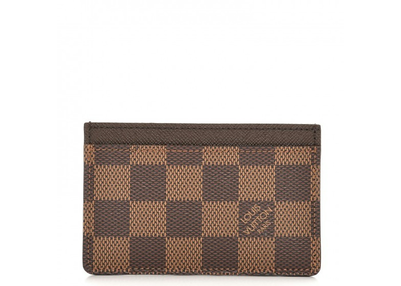 Louis Vuitton Card Holder Damier Ebene In Toile Canvas Louis Vuitton Card Holder Damier Ebene In Toile Canvas