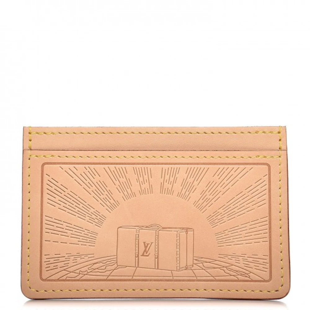 Louis Vuitton Damier Ebene Envelope Business Card Holder, Luxury
