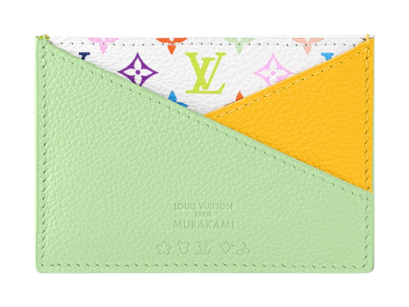 Pre-owned Louis Vuitton Women's X Takashi Murakami Crisscross Card Holder/ In Multi