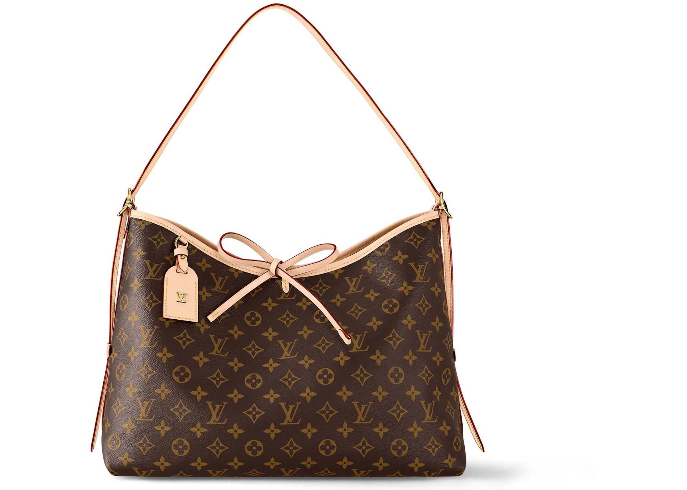 Louis Vuitton CarryAll MM Monogram in Coated Canvas with Gold-tone - US